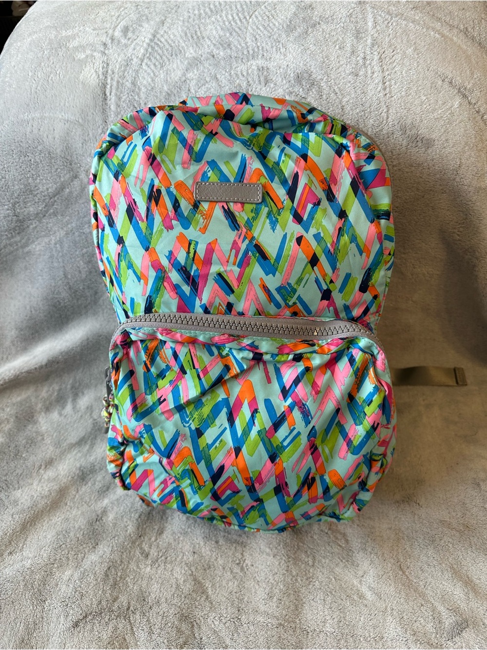 Colorful Geometric Print Backpack